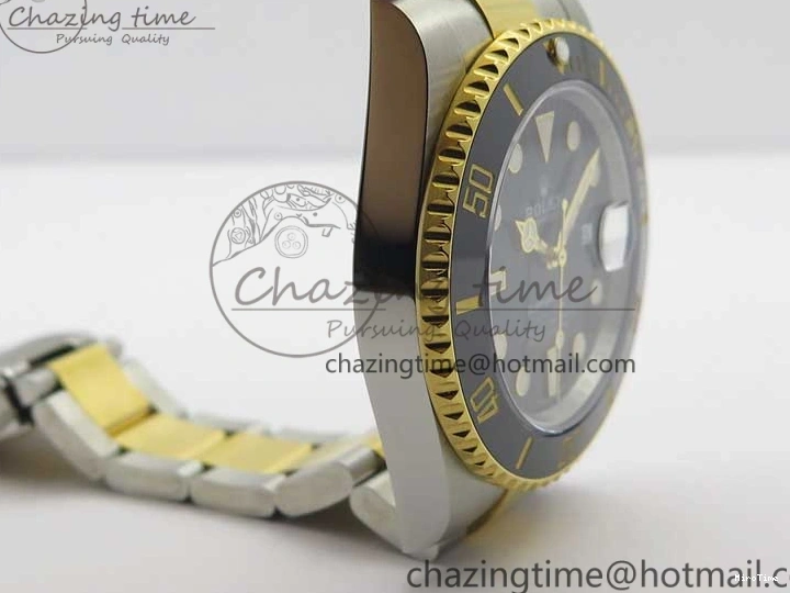 MiroTime 0309 Submariner 116613 LN Black Ceramic D1F 1:1 Best Edition Wrapped Gold SS Case and Bracelet A Lightweight 3186